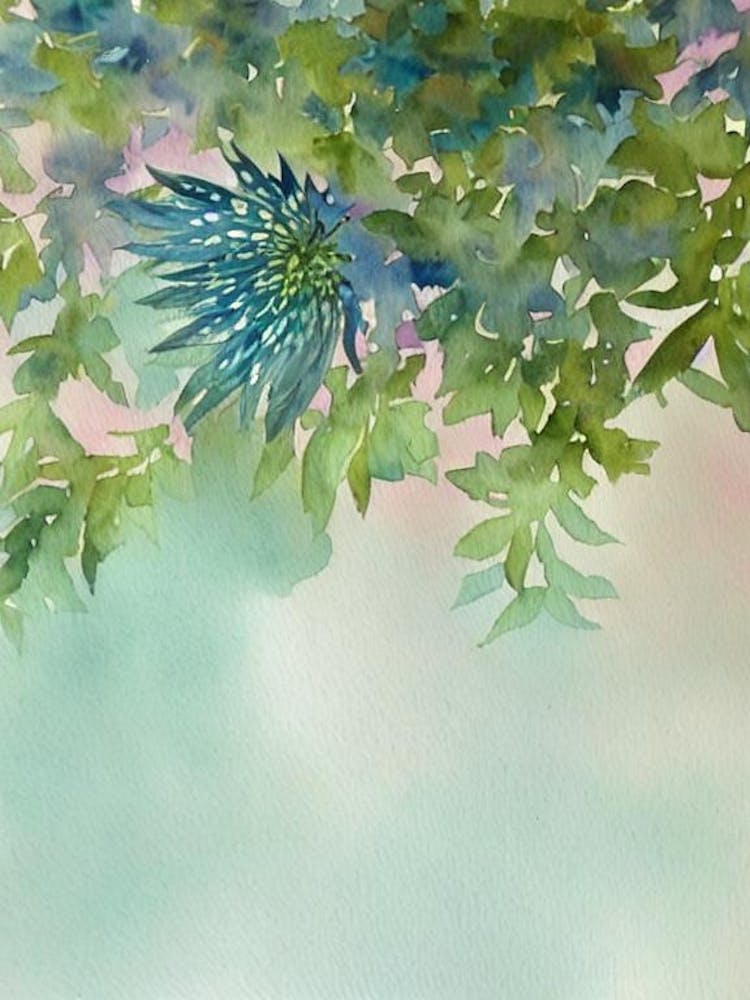 Blue Glaucus II Storybook Watercolour