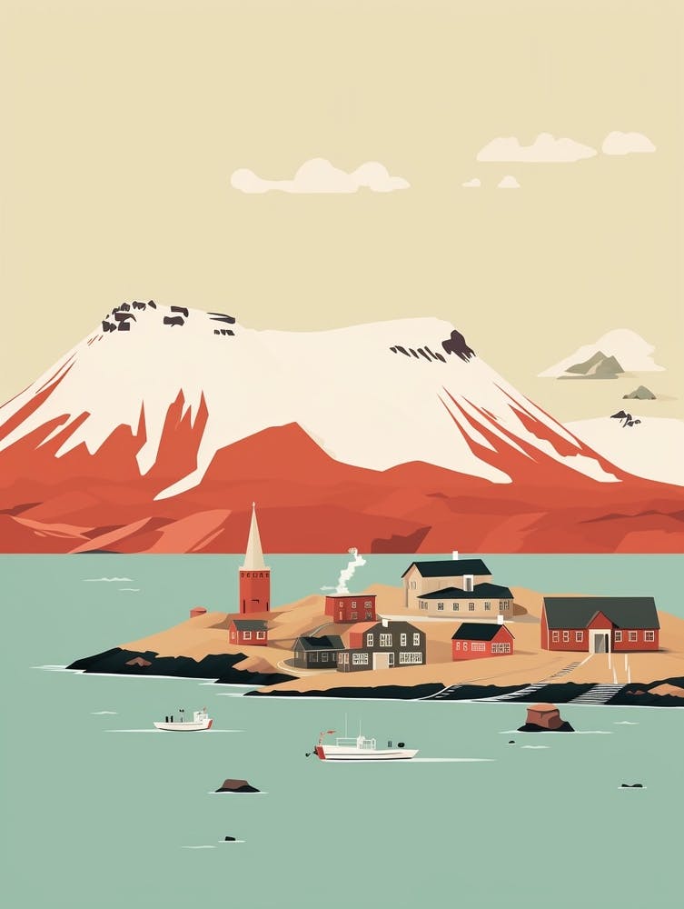 Iceland 4 Travel Illustration