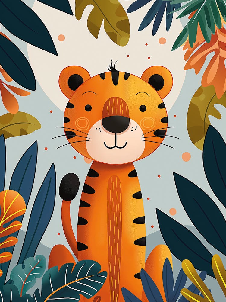 Tiger In The Jungle