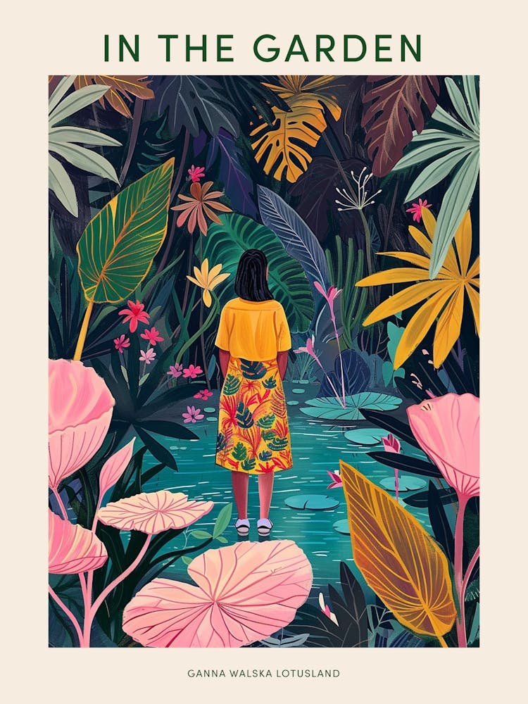 In The Garden Poster Ganna Walska Lotusland Usa 1