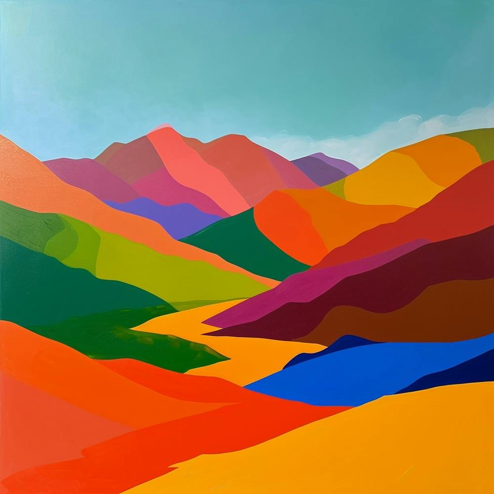 Abstract Travel Collection Kyrgyzstan 2