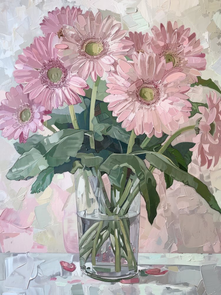 A World Of Flowers Gerbera 3 Painting