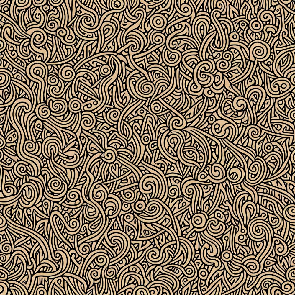 Doodle Pattern, A Seamless Pattern, Flat Art, 178