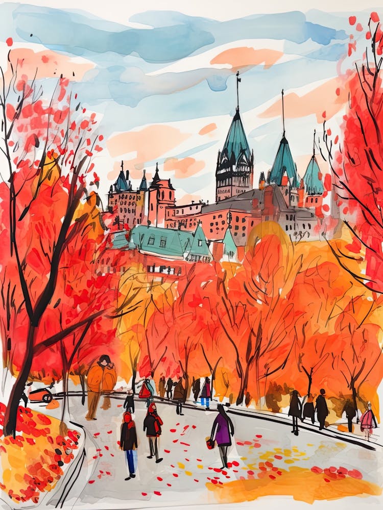 Ottawa, Dreamy Storybook Illustration 2