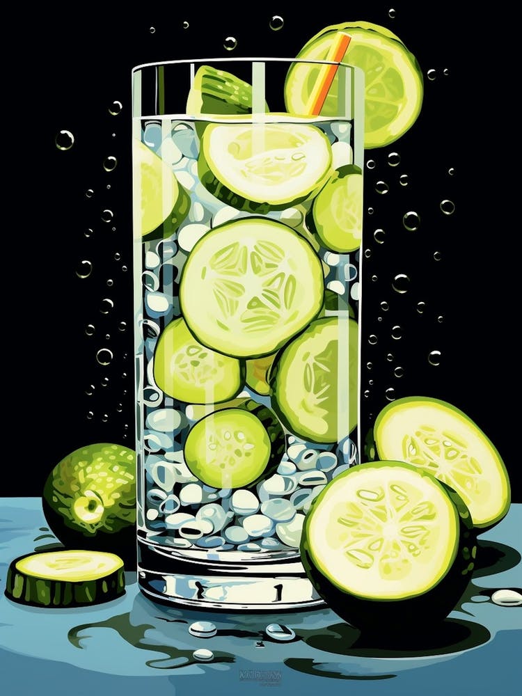 Gin & Tonic Pop Art Inspired 3