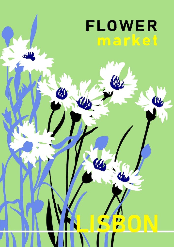 Flower Market Lisbon