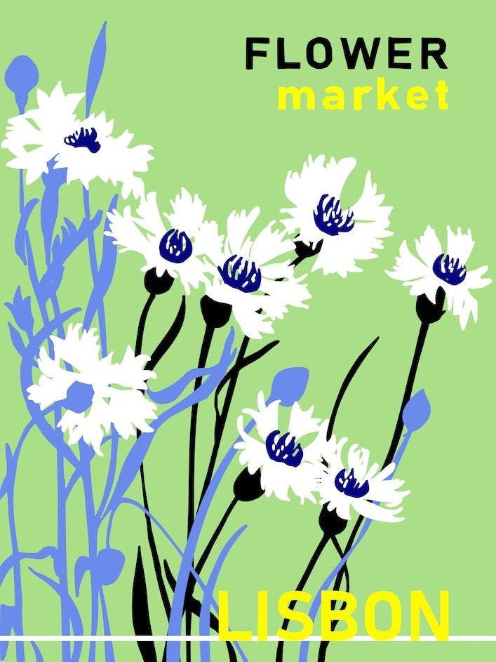 Flower Market Lisbon