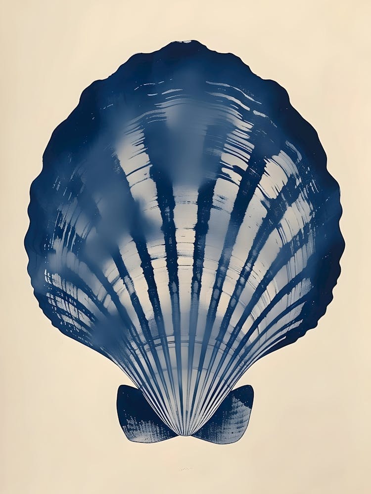 Blue Seashell 3