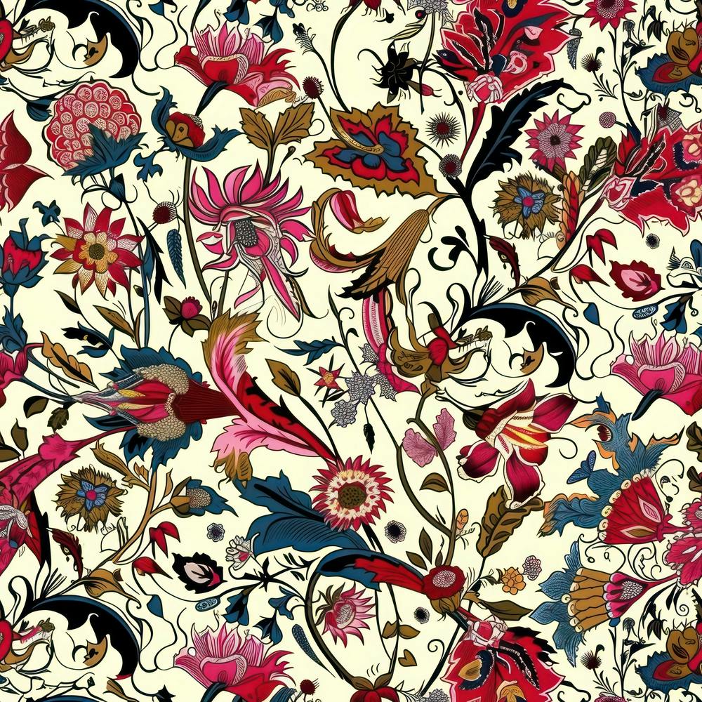 Floral Dream London Fabrics Floral Pattern 6