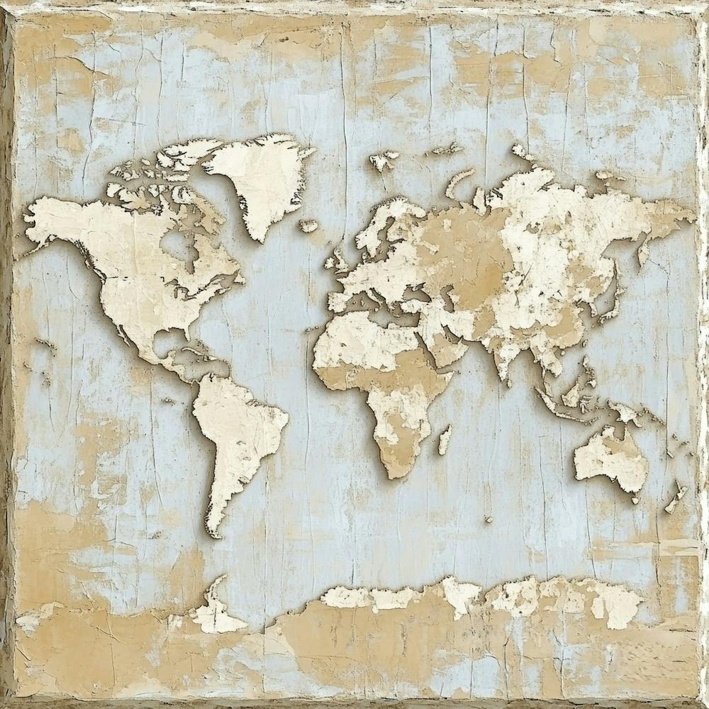 World Map Art