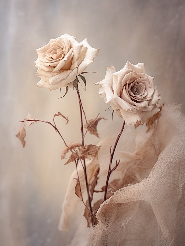 Boho Dried Flowers Rose 5