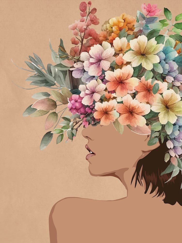 Floral Woman 2