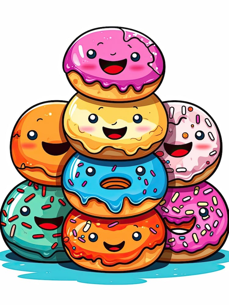 Cute Donuts Singing 2