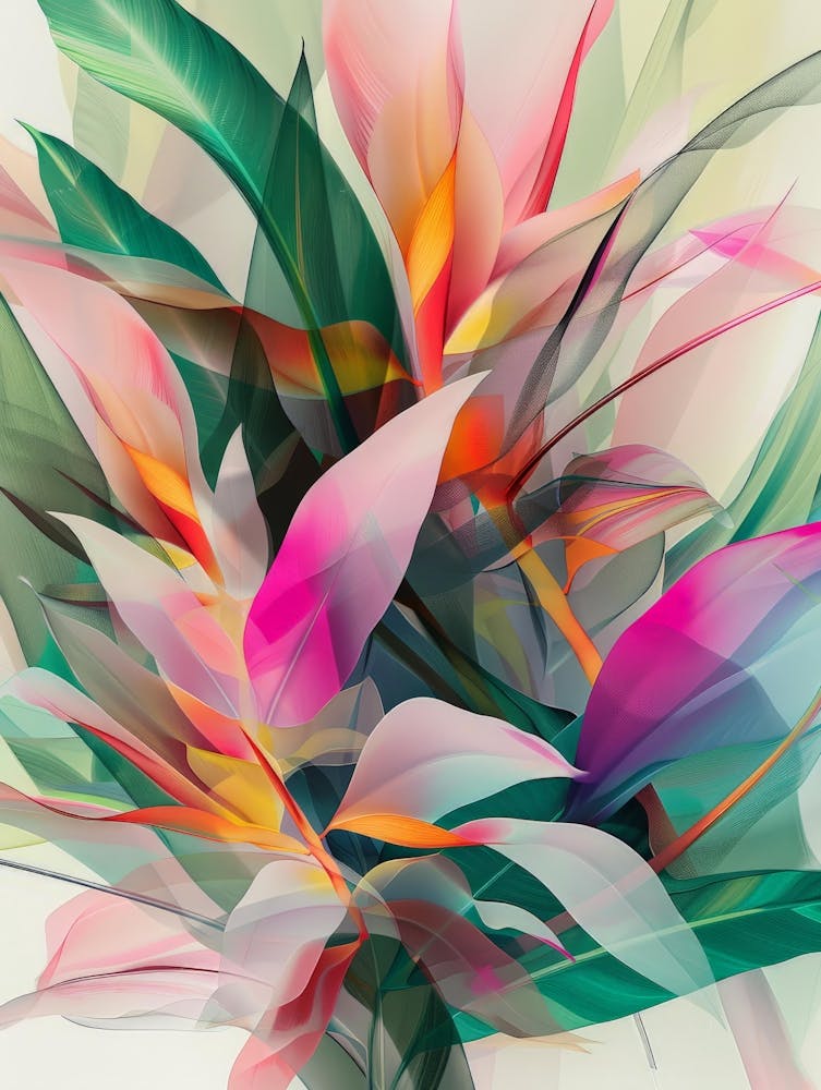 Abstract Flower Painting 12