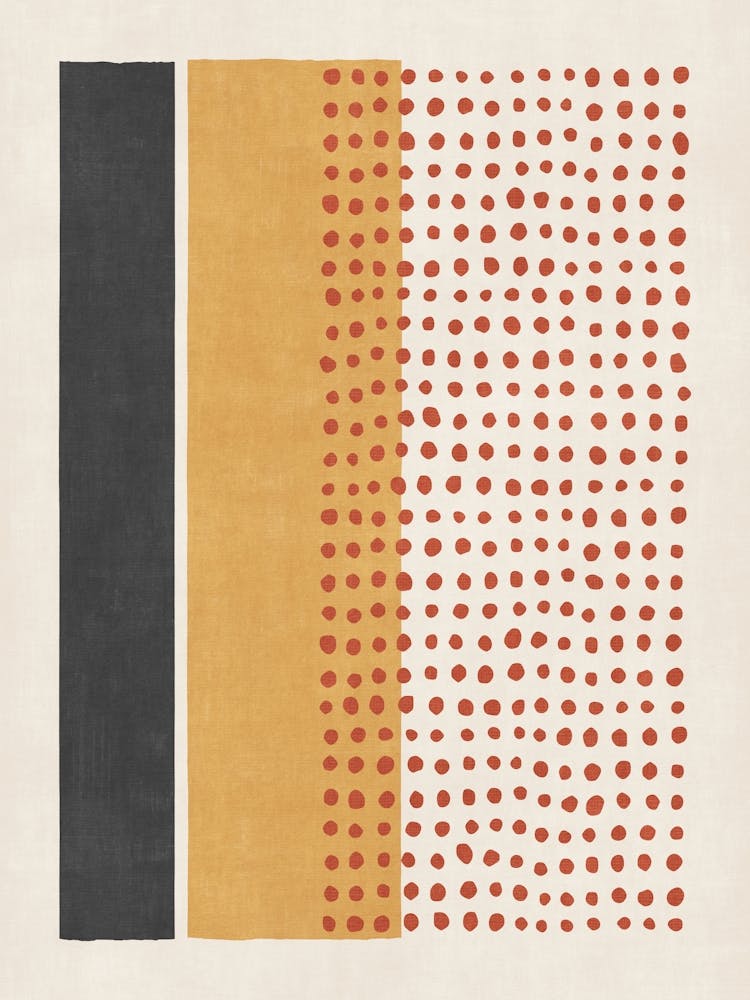 Color Block Mustard Yellow Black Red 03