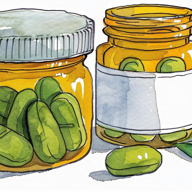 Illustration Of Pills In A Jar