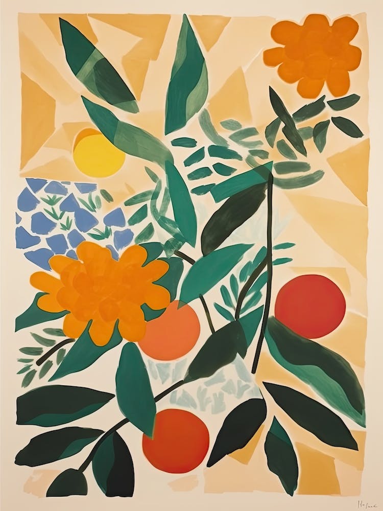 Marigold Flower Illustration 3