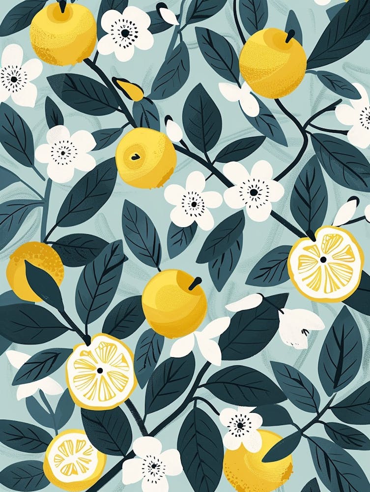 Apple Tree Flat Illustration 7