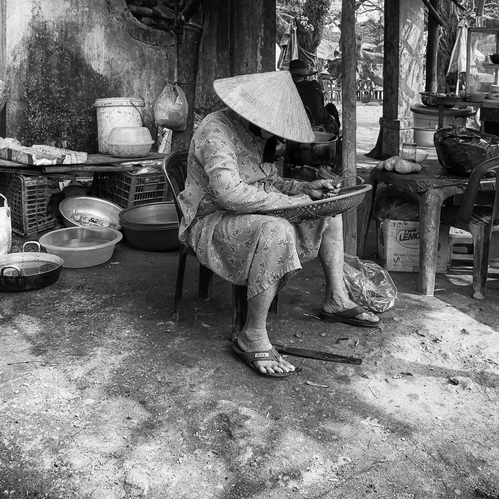 Place du marché vietnamien