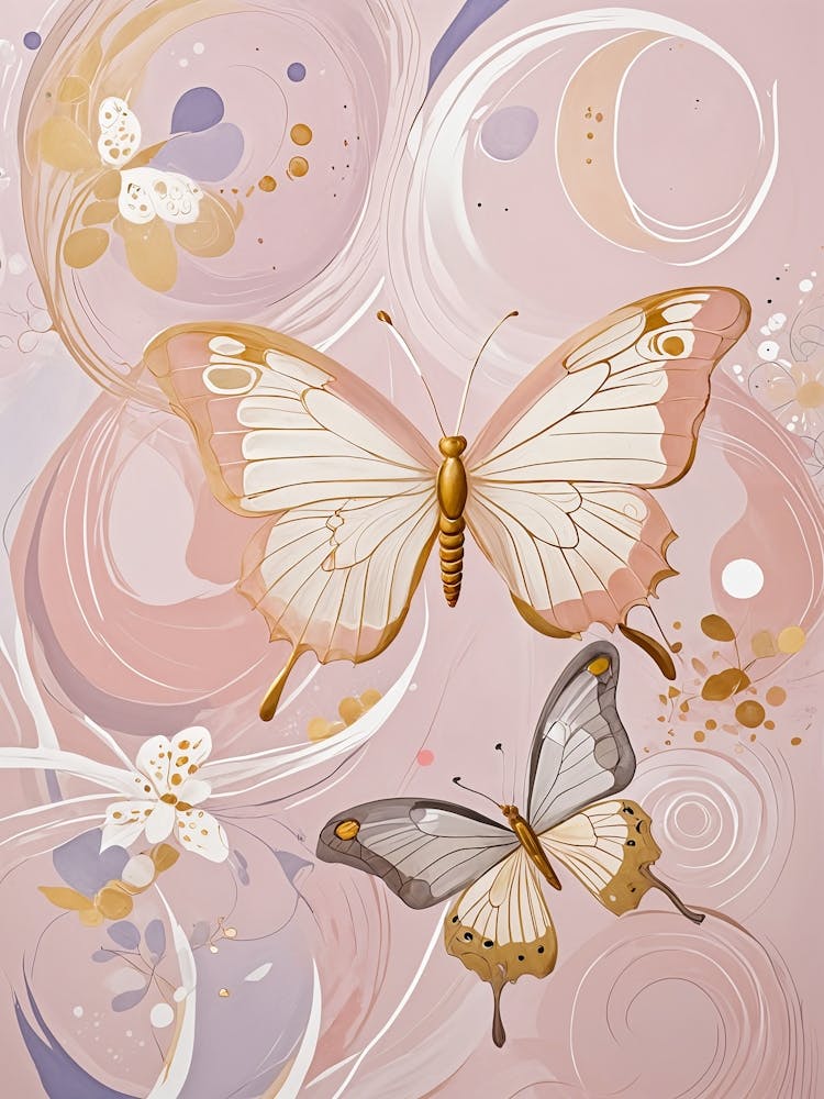 Pink Butterfly Flutter no5