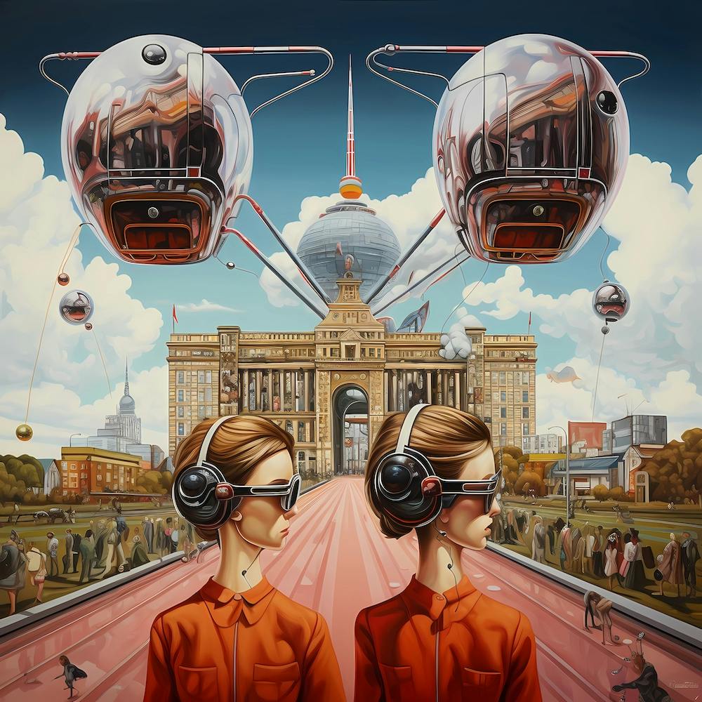 Tow sisters in Berlin