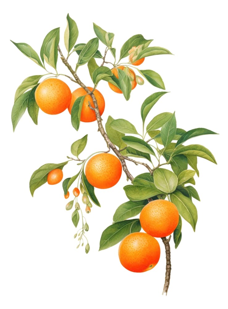Oranges On A Tree 1