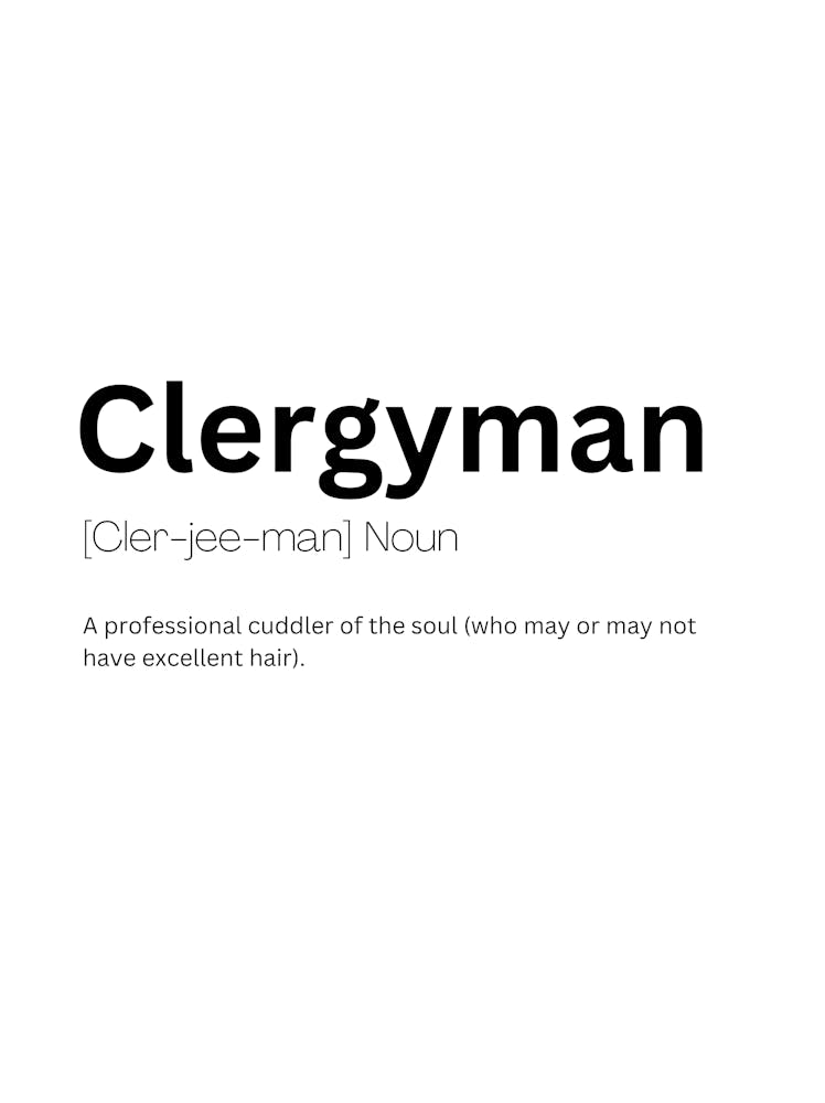 Définition de Clergyman