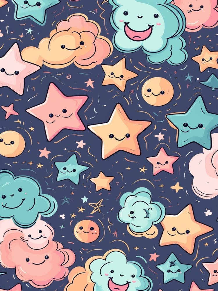 Stars Kawaii Illustration3
