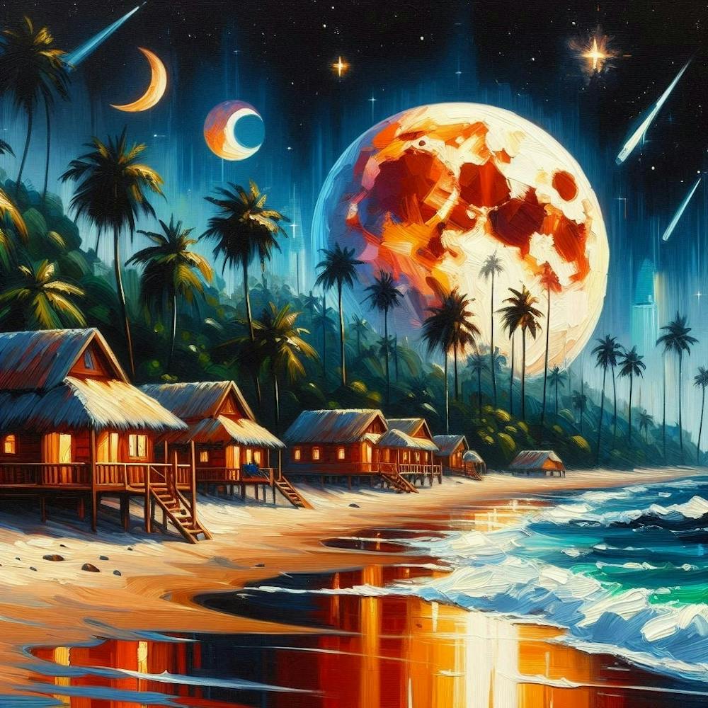 Moonlight At The Beach