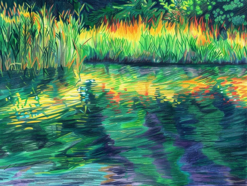 Reflections In The Pond