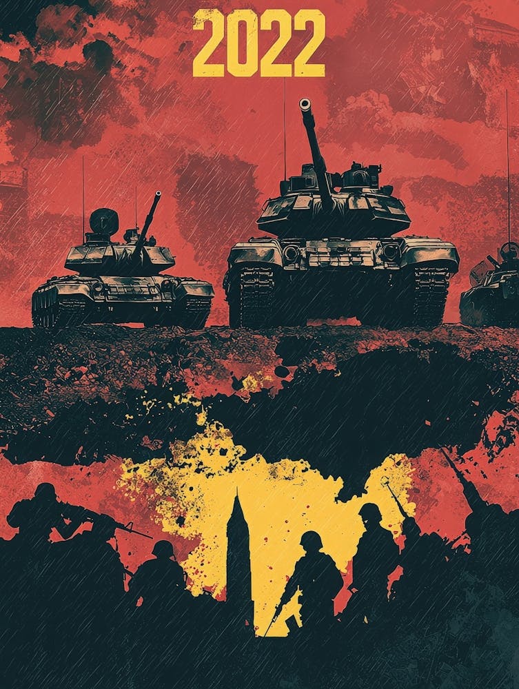 Aihrgdesign A Powerful Geopolitical Poster Marking The Start 15