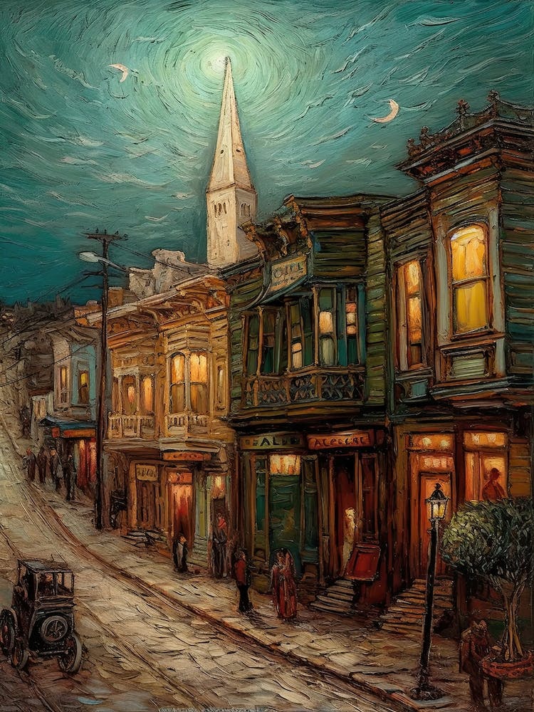 San Francisco Van Gogh Style 1