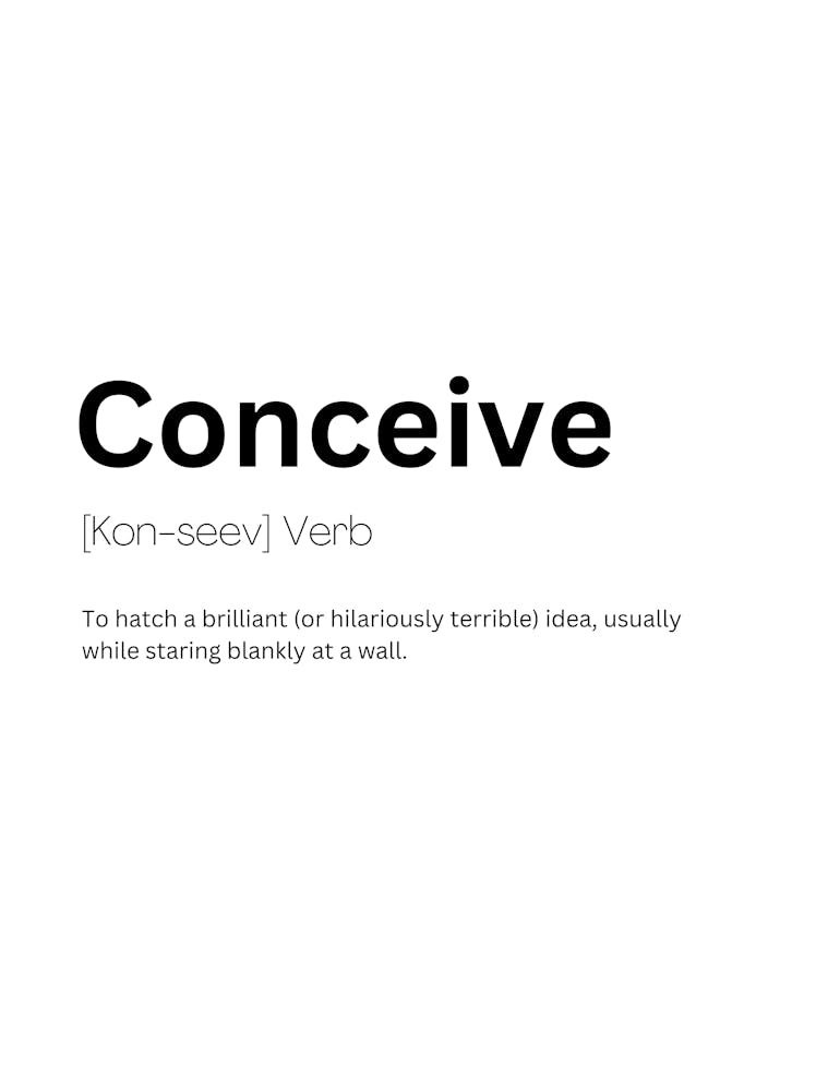 Conceive Definition Meaning