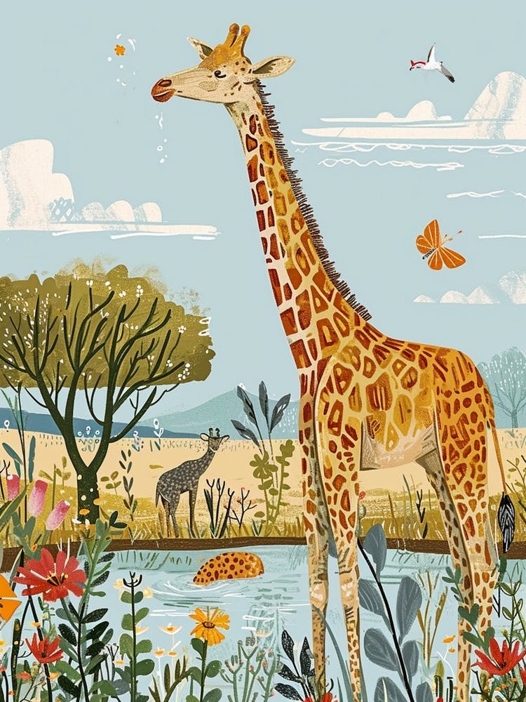 Giraffes In The Wild 2