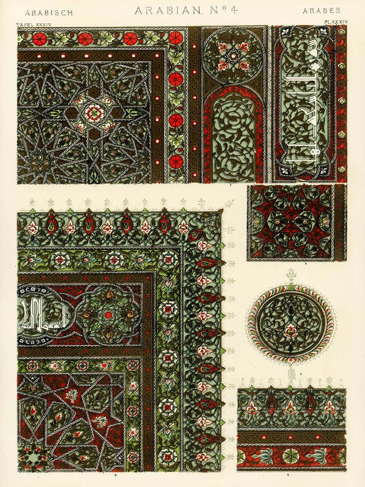 Vintage Pattern Illustration, Owen Jones