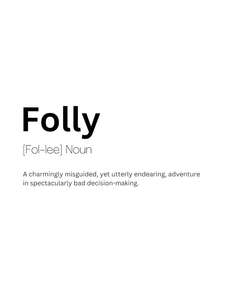 Folly Definition Meaning 1