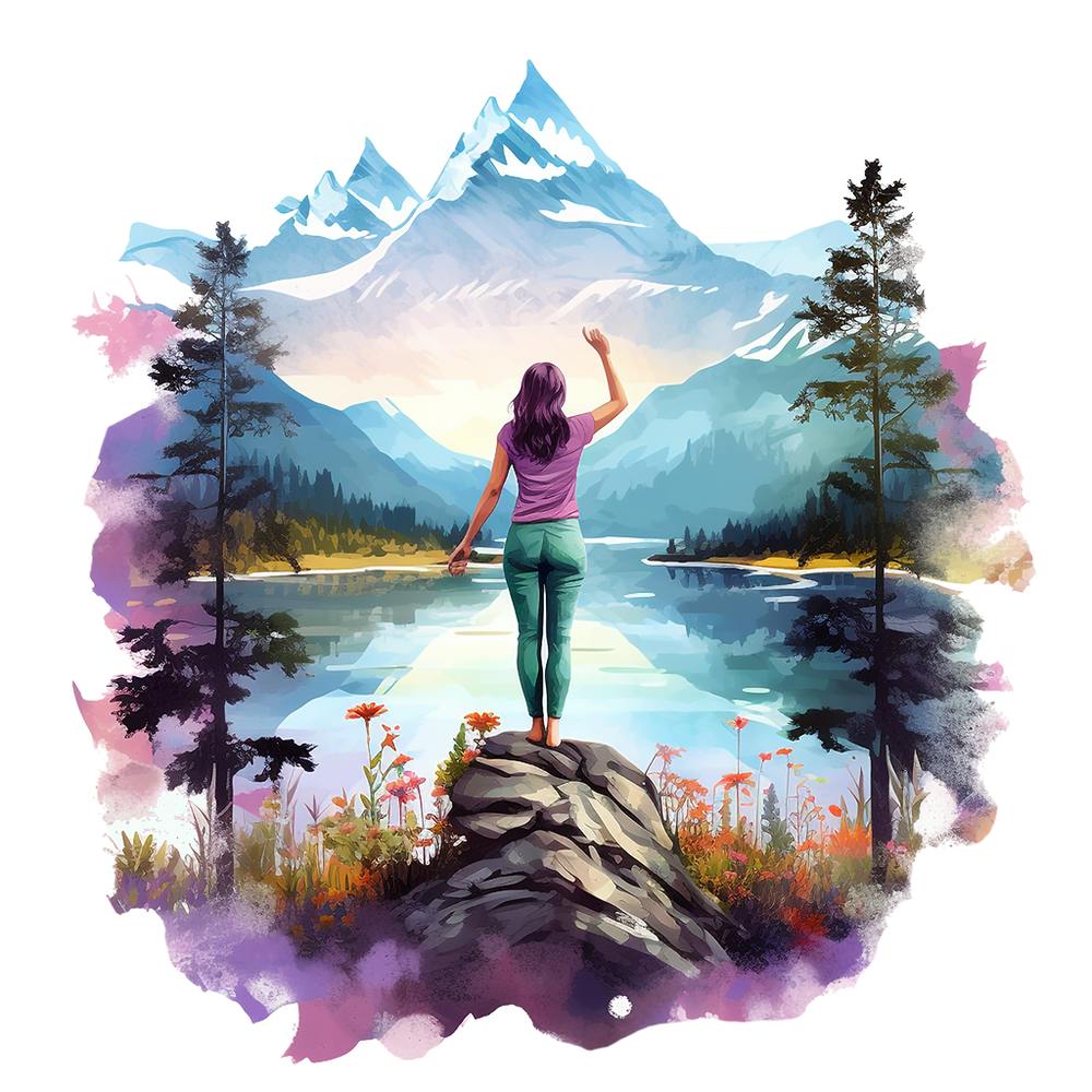 Watercolor Yoga 12