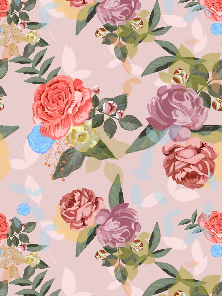 Romantic Roses Pattern