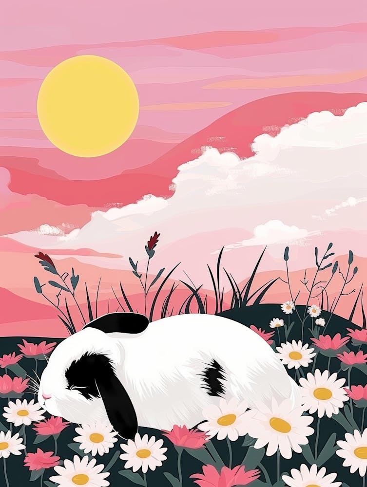 Bunny In The Meadow 1