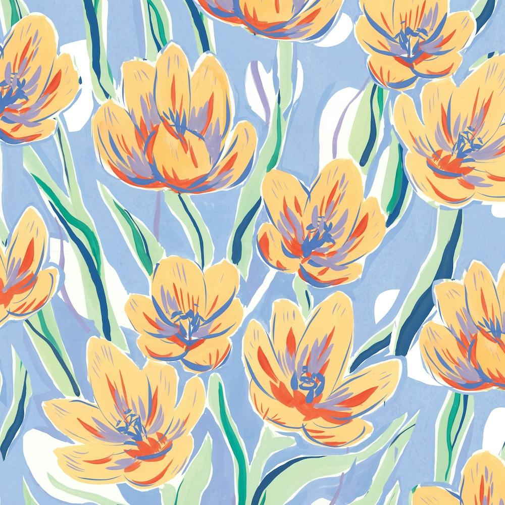 Crocus Print Square