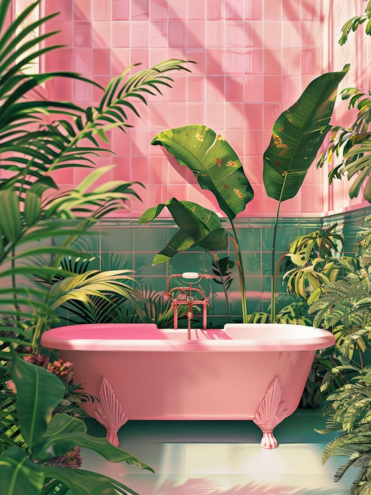 Pink Bathroom