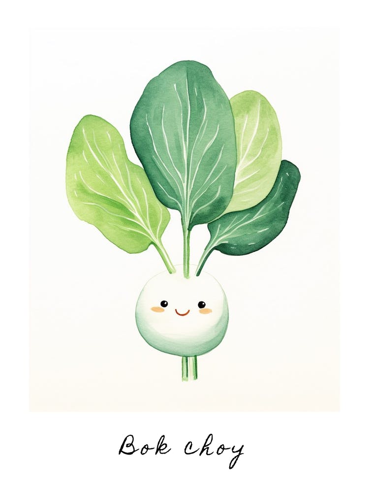 Friendly Kids Bok Choy 2 Poster