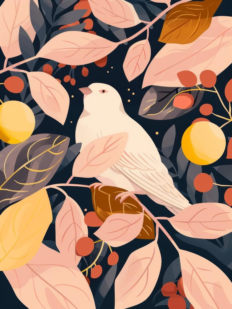 Dove On A Branch