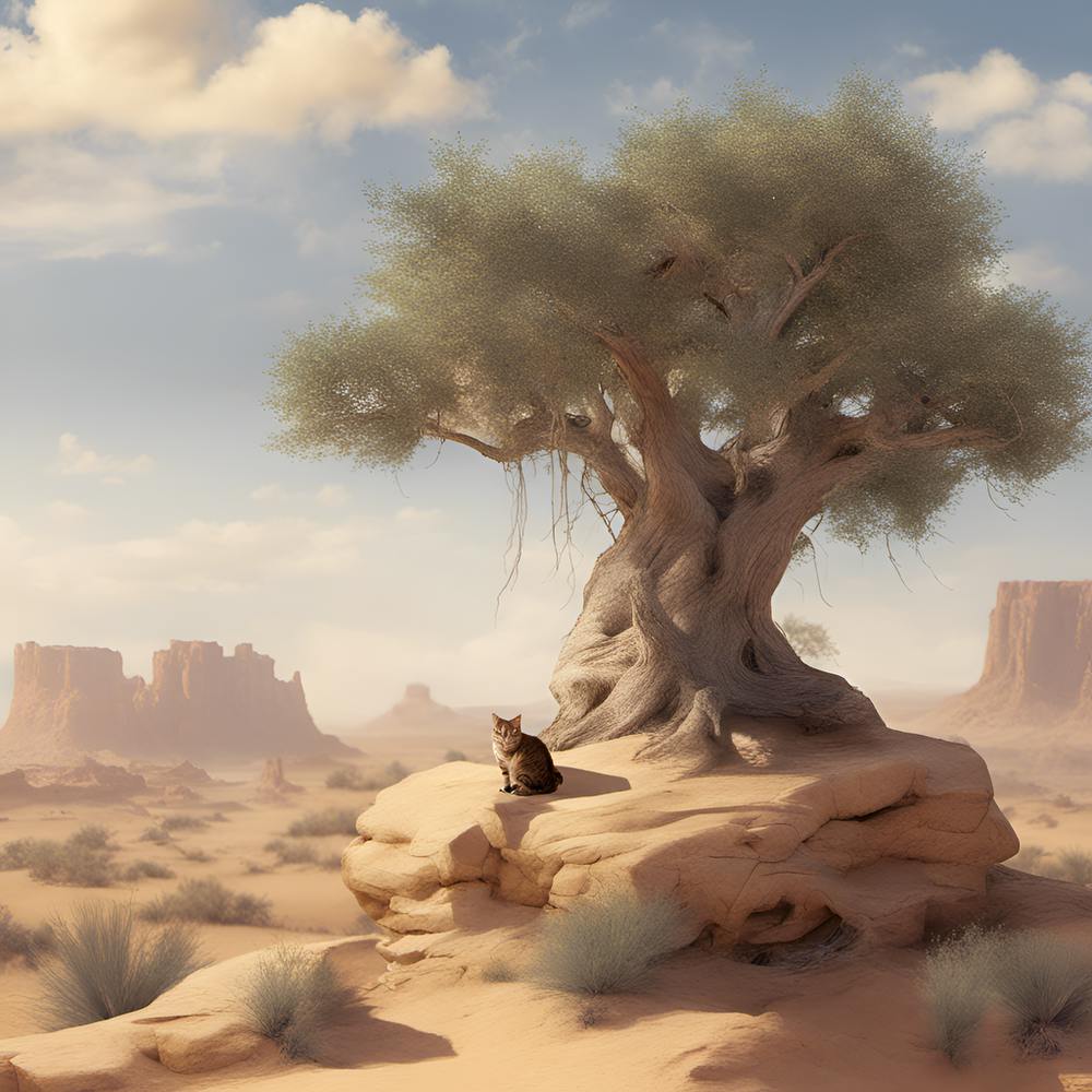 Tree In The Desert