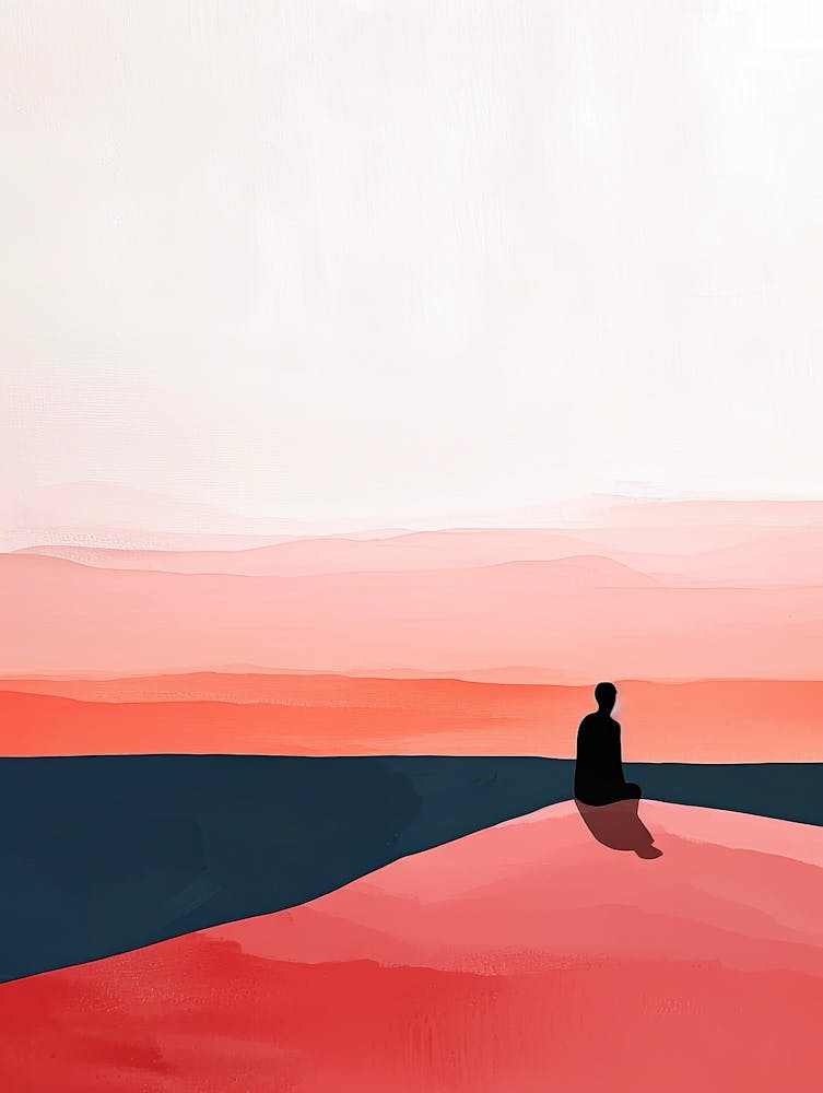 Meditating Man, Minimalism 1