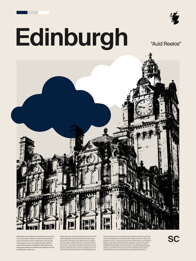 Mid Century Edinburgh Travel
