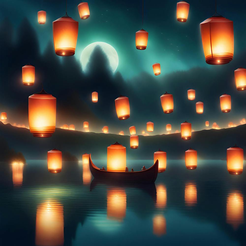 Lanterns In The Sky