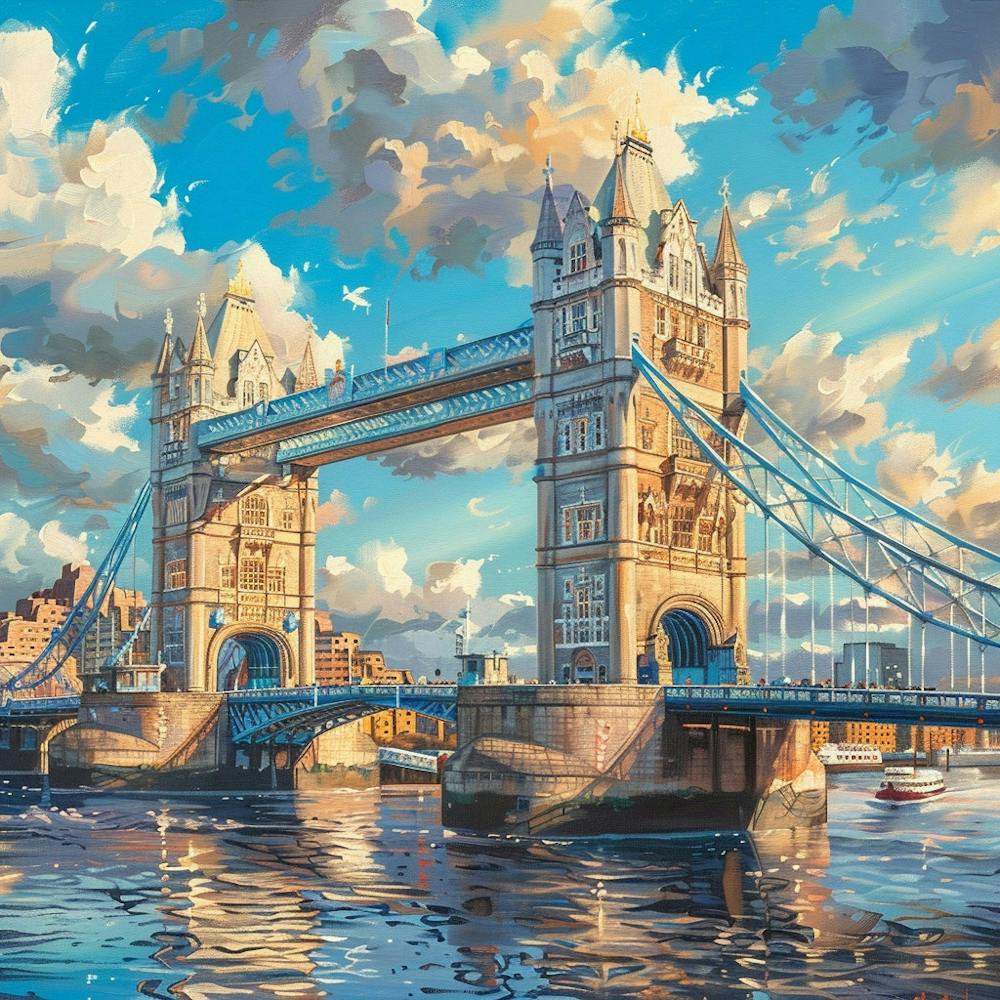 Tower Bridge Oil Painting UK