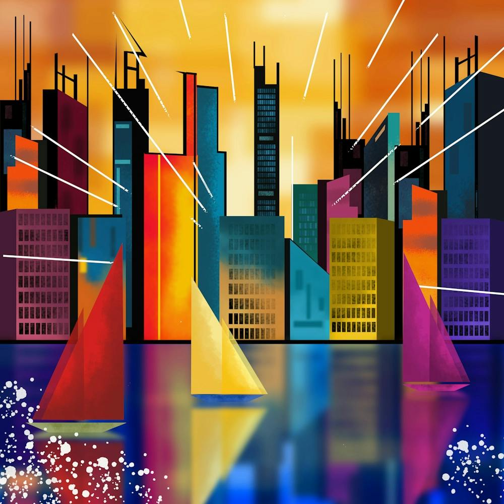 Vibrant Cityscape