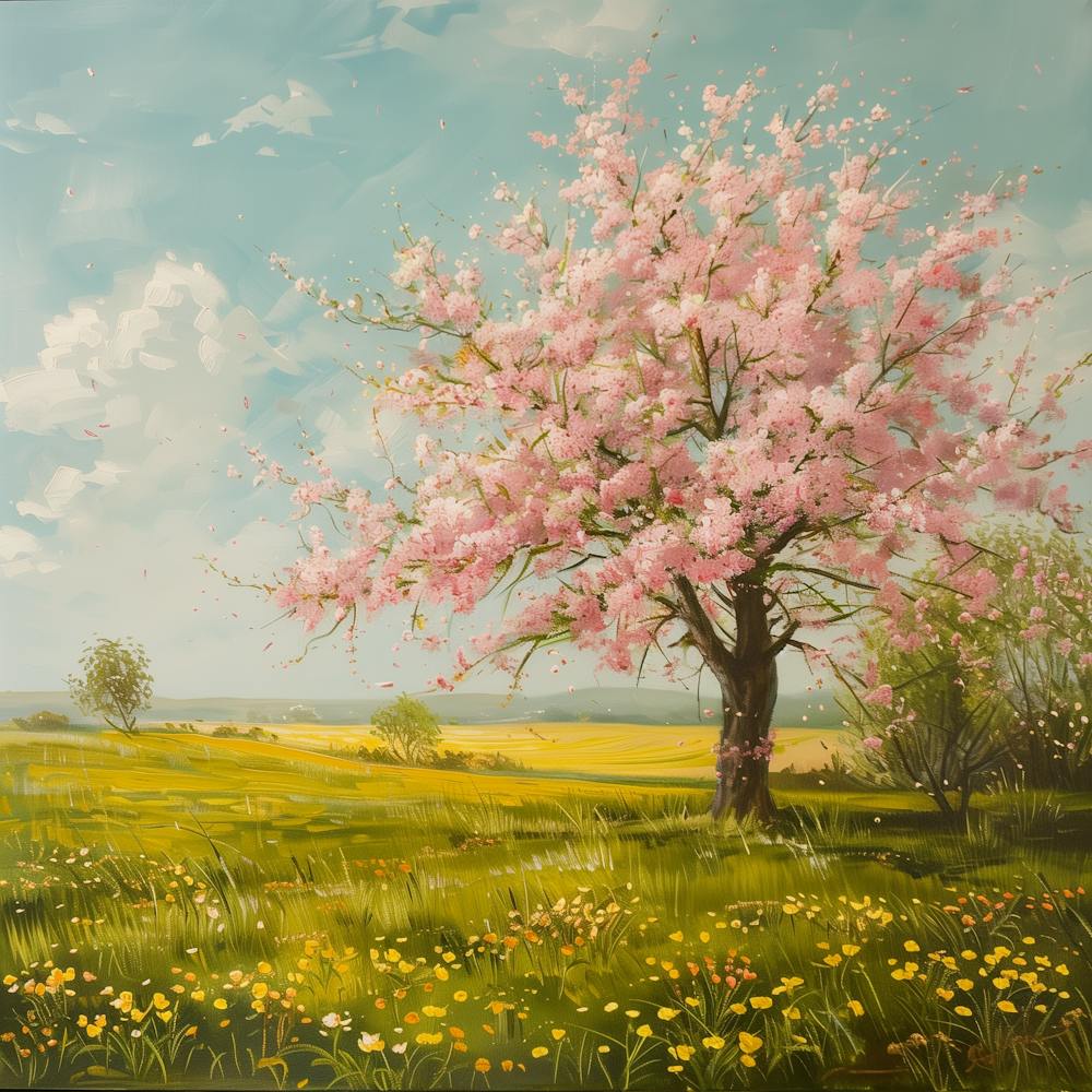 Blossoming Cherry Tree